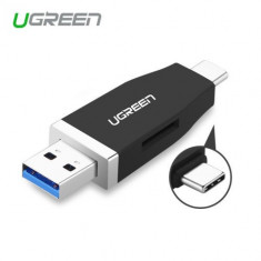 Adaptor Micro SD OTG Memory Card Reader USB Type C USB 3.0 UGREEN foto