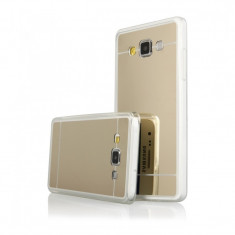 Husa Samsung Galaxy A5 A500 (2015)-Forcell Mirror Jelly Case Gold foto