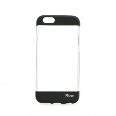 Husa Iphone 6-Roar Clear Fit Up Black foto