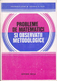 C. UDRISTE, C. BUCUR - PROBLEME DE MATEMATICI SI OBSERVATII METODOLOGICE