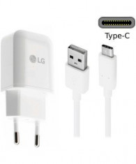 Incarcator LG G5,LG Nexus 5X, LG Nexus 6P-Fast Charge MCS-H05ER Cable USB Type-C, White foto