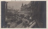 BUCURESTI, CALEA VICTORIEI , TRASURI , SOLDATI , RECLAMA SAMPANIA ROYAL, Necirculata, Fotografie