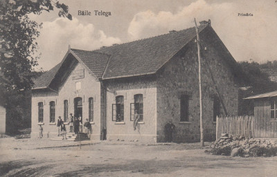 TELEGA BAILE TELEGA PRIMARIA EDITURA BONDOC CIRCULATA 1911 foto