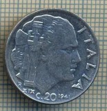 10398 MONEDA - ITALIA -20 CENTESIMI-anul 1941 XIX -MAGNETIC-starea care se vede