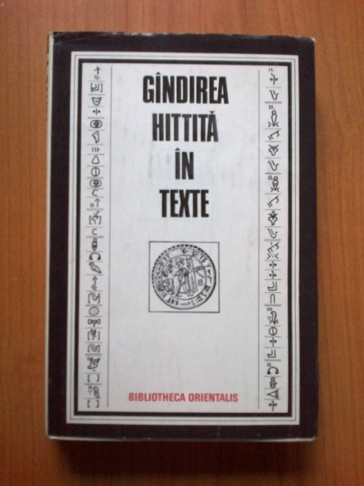 w3 Gandirea Hitita In Texte - Colectiv