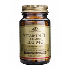 Vitamin B1 100mg 100 veg.caps. Solgar foto