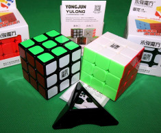 Competitional YongJun Yulong (speedcubing) - cub Rubik 3x3x3 foto