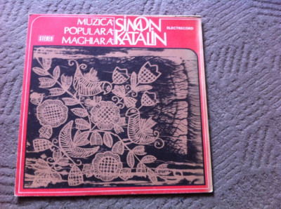 simon katalin kalotaszegi magyar nepdalok disc lp vinyl muzica populara maghiara foto