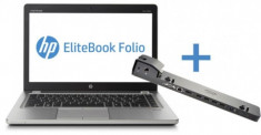 Laptop HP EliteBook Folio 9470M, Intel Core i5 3427U 1.8 GHz, 8 GB DDR3, 180 GB SSD, WI-FI, Bluetooth, WebCam, Finger Print, Tastatura Iluminata, foto