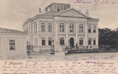 TURNU MAGURELE PALATUL ADMINISTRATIV CLASICA CIRC. 1912 STAMPILA GARA CORABIA foto