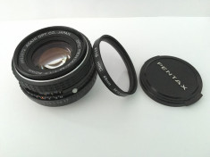 Obiectiv SMC Pentax 50mm f1.7 cu filtru UV Hoya foto