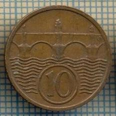 10346 MONEDA - CEHOSLOVACIA - 10 HALERU -anul 1934 -starea care se vede