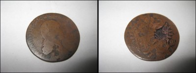 MONEDE AUSTRIA VECHI2. Moneda Austria 3 kreuzer 1800-3-bronz. foto