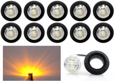 Lampa led galbena 3 led foto