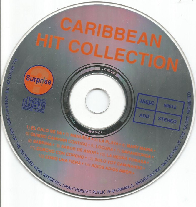 A(01) C.D.-CARIBBEAN HIT COLLECTION