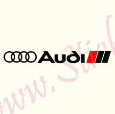 Audi Logo-Model 5_Tuning Auto_Cod: CSP-043_Dim: 15 cm. x 1.6 cm. foto