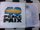 40 Years Of Peace 40 Annees De Paix NATO 1949-1989 disc vinyl lp muzica militara, VINIL, Clasica