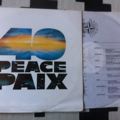 40 Years Of Peace 40 Annees De Paix NATO 1949-1989 disc vinyl lp muzica militara