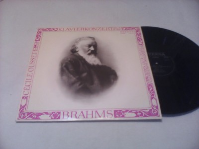 DISC VINIL BRAHMS-CECILE OUSSET GEWANDHAUSORCHESTER LEIPZIG DISC ETERNA RDG 1975 foto