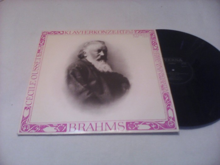 DISC VINIL BRAHMS-CECILE OUSSET GEWANDHAUSORCHESTER LEIPZIG DISC ETERNA RDG 1975