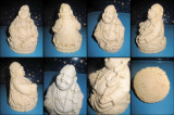 776-Buda-statuieta mica material tare rasina, jad. Stare foarte buna.