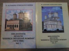 Bibliografia Revistei Biserica Ortodoxa Romana 1874-1994 Vol. - Pr. Alexandru Stanciulescu-barda ,394934 foto