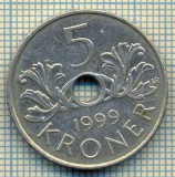 10456 MONEDA- NORVEGIA - 5 KRONER -anul 1999 -STAREA CARE SE VEDE, Europa