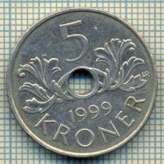 10456 MONEDA- NORVEGIA - 5 KRONER -anul 1999 -STAREA CARE SE VEDE