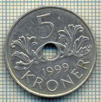 10456 MONEDA- NORVEGIA - 5 KRONER -anul 1999 -STAREA CARE SE VEDE