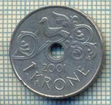 10446 MONEDA- NORVEGIA - 1 KRONE -anul 2001 -STAREA CARE SE VEDE