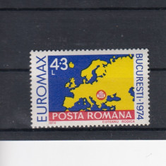 ROMANIA 1974 LP 856 EXPOZITIA DE MAXIMAFILIE EUROMAX - BUCURESTI MNH