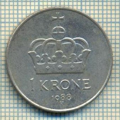 10438 MONEDA- NORVEGIA - 1 KRONE -anul 1988 -STAREA CARE SE VEDE