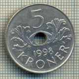 10458 MONEDA- NORVEGIA - 5 KRONER -anul 1998 -STAREA CARE SE VEDE, Europa