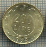10402 MONEDA - ITALIA - 200 LIRE -anul 1998-starea care se vede