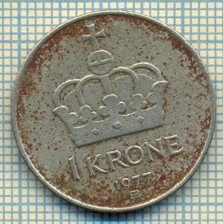 10437 MONEDA- NORVEGIA - 1 KRONE -anul 1977 -STAREA CARE SE VEDE foto