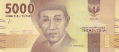 Bancnota Indonezia 5.000 Rupii 2016 - PNew UNC