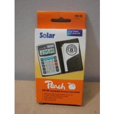 Calculator de birou Peach PR652, LCD display, solar dual power