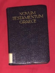 Noul Testament in greaca Novum Testamentum Graece foto