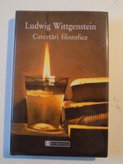 CERCETARI FILOZOFICE de LUDWIG WITTGENSTEIN , 2003 foto