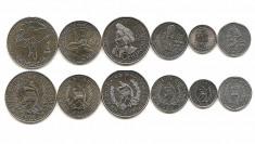 Lot monede Guatemala 2000-2008 UNC foto