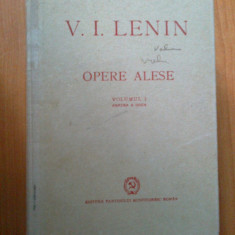 h4 V. I. Lenin - Opere Alese * Volumul 1 Partea A Doua