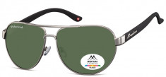 Ochelari de soare unisex Montana Eyewear MP98A light gunmetal / G15 lenses MP98A foto