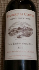 Vin Bordeaux Chateau La Clotte 2011- Grand Cru Classe Saint Emilion foto