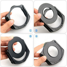 Inel adaptor 77mm pentru filtre Cokin Seria P + Holder foto