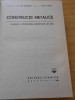 DAN MATEESCU--CONSTRUCTII METALICE - 1980-factura