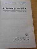 DAN MATEESCU--CONSTRUCTII METALICE - 1980-factura