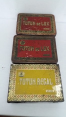 LOT 3 CUTII TABLA TUTUN REGAL, TUTUN DE LUX foto