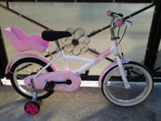 Princess by B&amp;#039;twin Decathlon, bicicleta copii - 16&amp;quot; (6-8 ani) foto