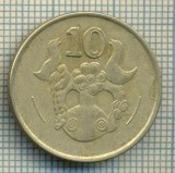 10528 MONEDA- CYPRU(CYPRUS) - 10 CENTS -anul 1991 -STAREA CARE SE VEDE, Europa