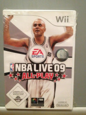 NBA LIVE 09 ALL PLAY - Joc pentru Nitendo Wii - Original/ Nou /Sigilat foto